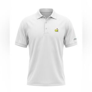 MASTERS COLLECTION MENS POLO SHIRT WHITE SIZE M